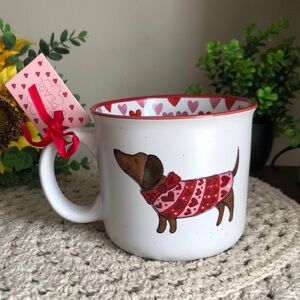 Adorable Dachshund Valentine Mug